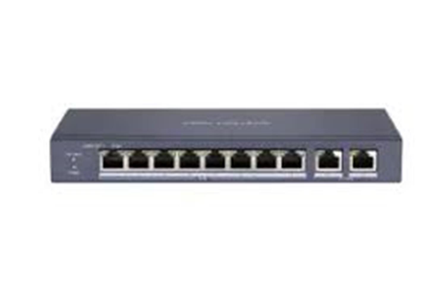 108053-1 Hikvision Ds-3e0310p-e-m 8 Portlu 10-100 Fast Ethernet Switch 8 Port Poe 60w - Görsel 1