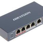 Hikvision DS-3E0106P-E-M 4 Portlu 10-100 Fast Ethernet Switch- 4 Port Poe 35W