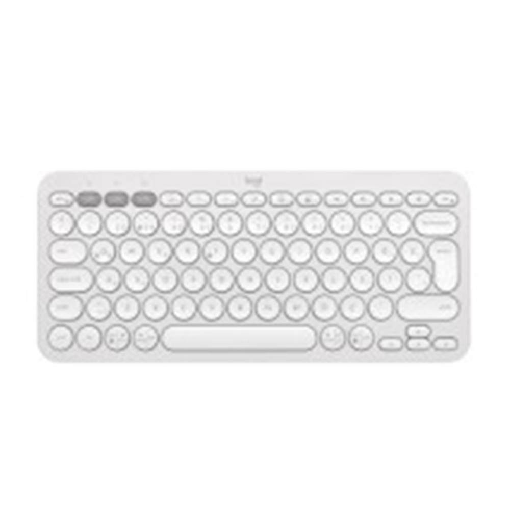 108082 Logitech 920-011860 K380S Pebble Keys 2 Bluetooth Beyaz Klavye - Görsel 1