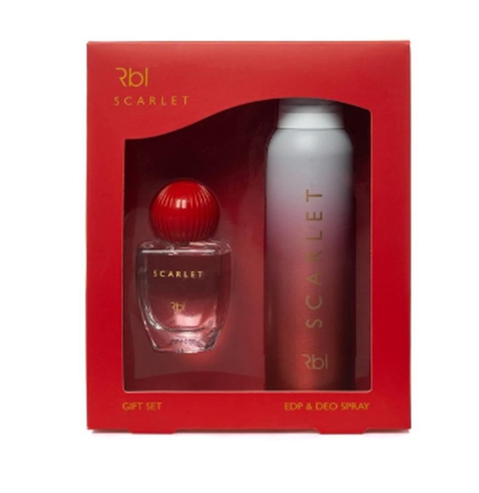 108291-1 Rebul Kofre Scarlet 50ml (Deo Spray Hediyeli 150ml) - Görsel 1