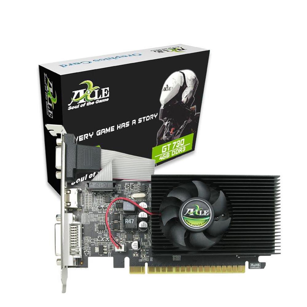 108691-1 Axle Geforce Gt730 Ax-gt730-4gd3p8cdıl 4gb Gddr3 128bit Dx12 Ekran Kartı - Görsel 1