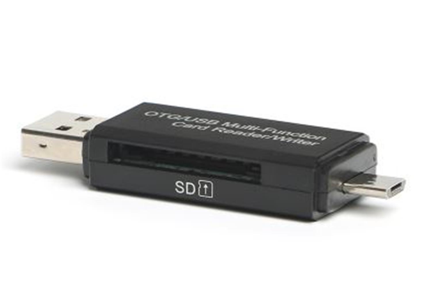 108776-1 Dark Dk Ac Ucr204 2.0 Usb Mikro Usb Kart Okuyucu - Görsel 1