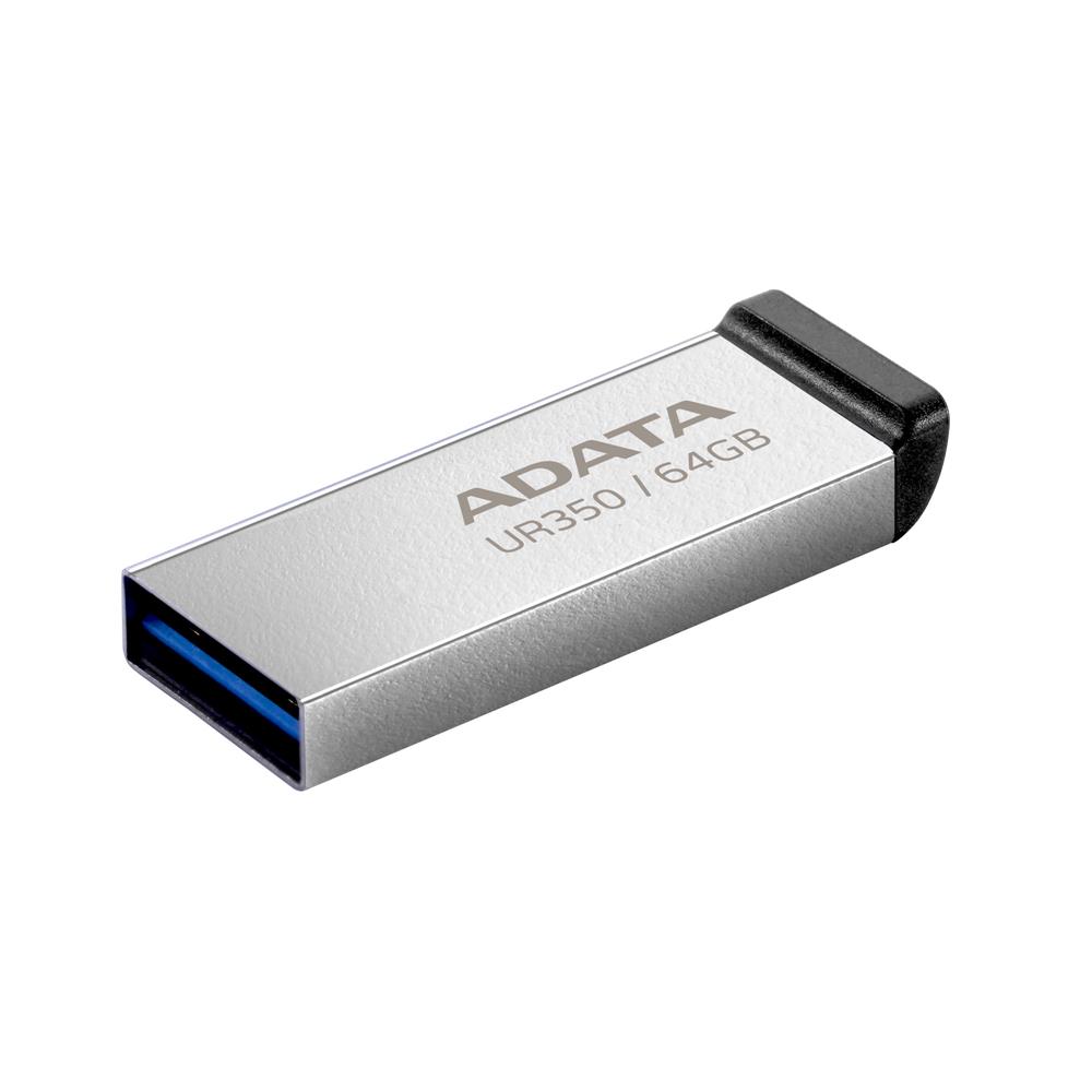 109411 Adata Ur350-64g 64gb Usb3.2 Gen1 Metal Flash Bellek - Görsel 1