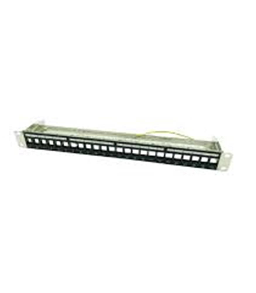 110373-1 Teldata C7m-24pp Cat7 Patch Panel Metal - Görsel 1