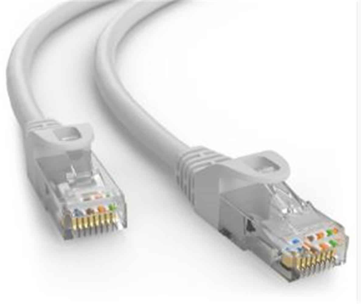 110381-1 Teldata Tld-050g Cat6 0.50mt Grey Utp Patch Kablo - Görsel 1