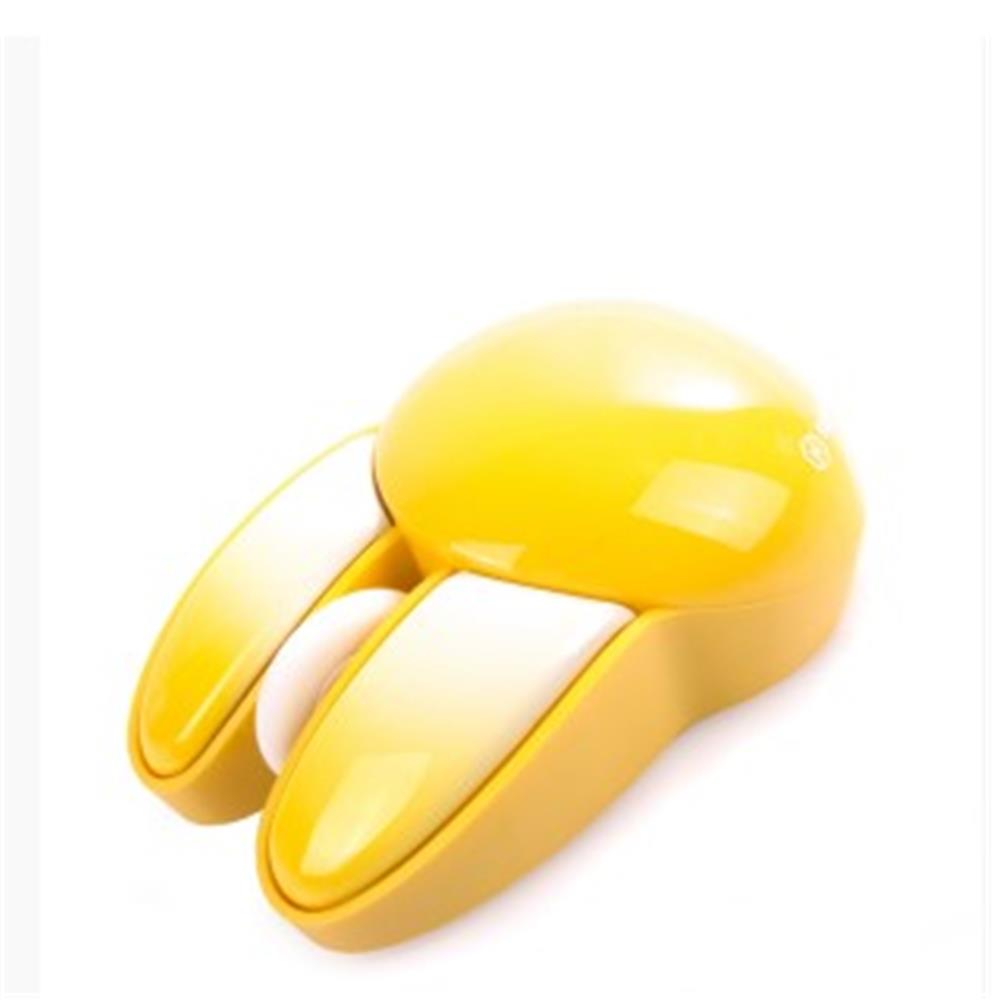 110459-1 Ndneed sevimli Tavşan Kablosuz Sarı Bluetooth Mouse - Görsel 1