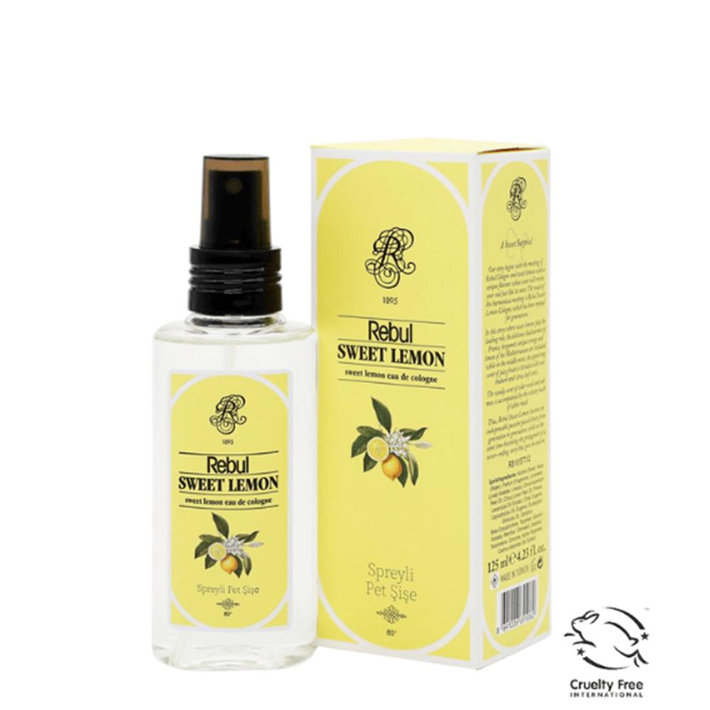 110609-1 Rebul 125ml Sweet Lemon Kolonya Pet - Görsel 1