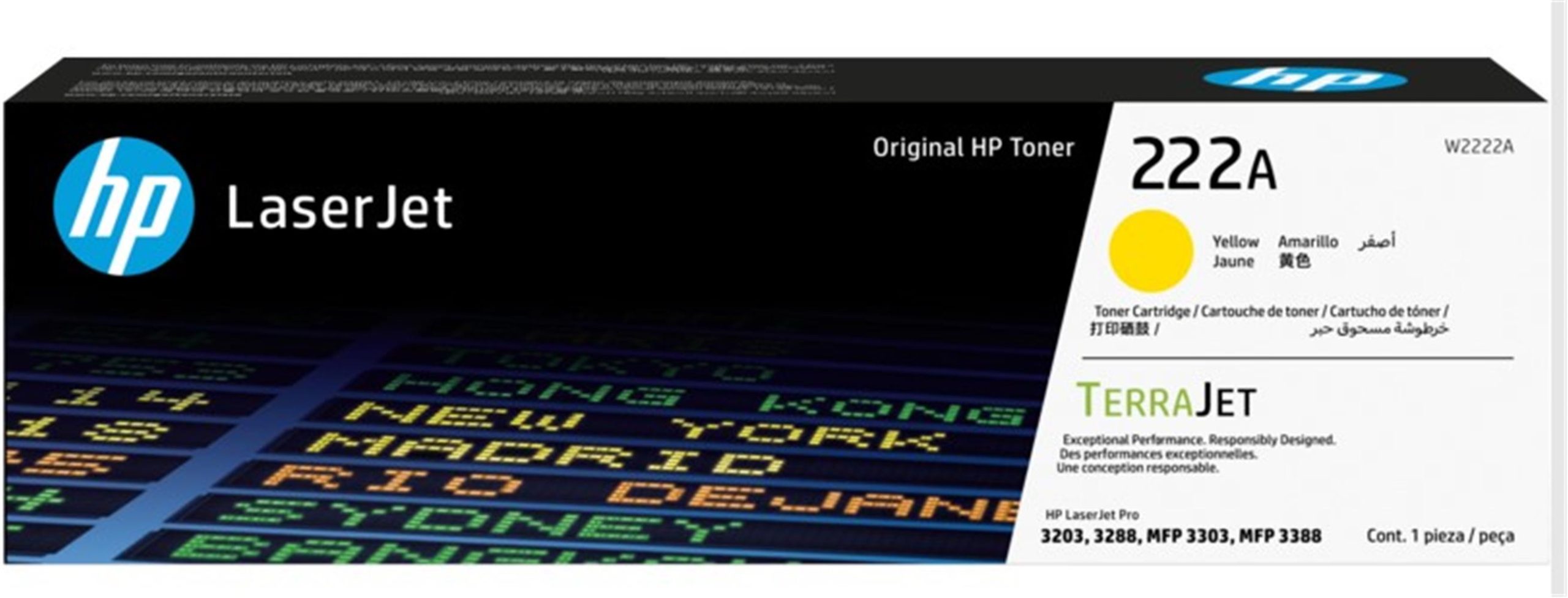111053-1 Hp 222a Yellow Sarı 1.200 Sayfa Toner W2222a - Görsel 1