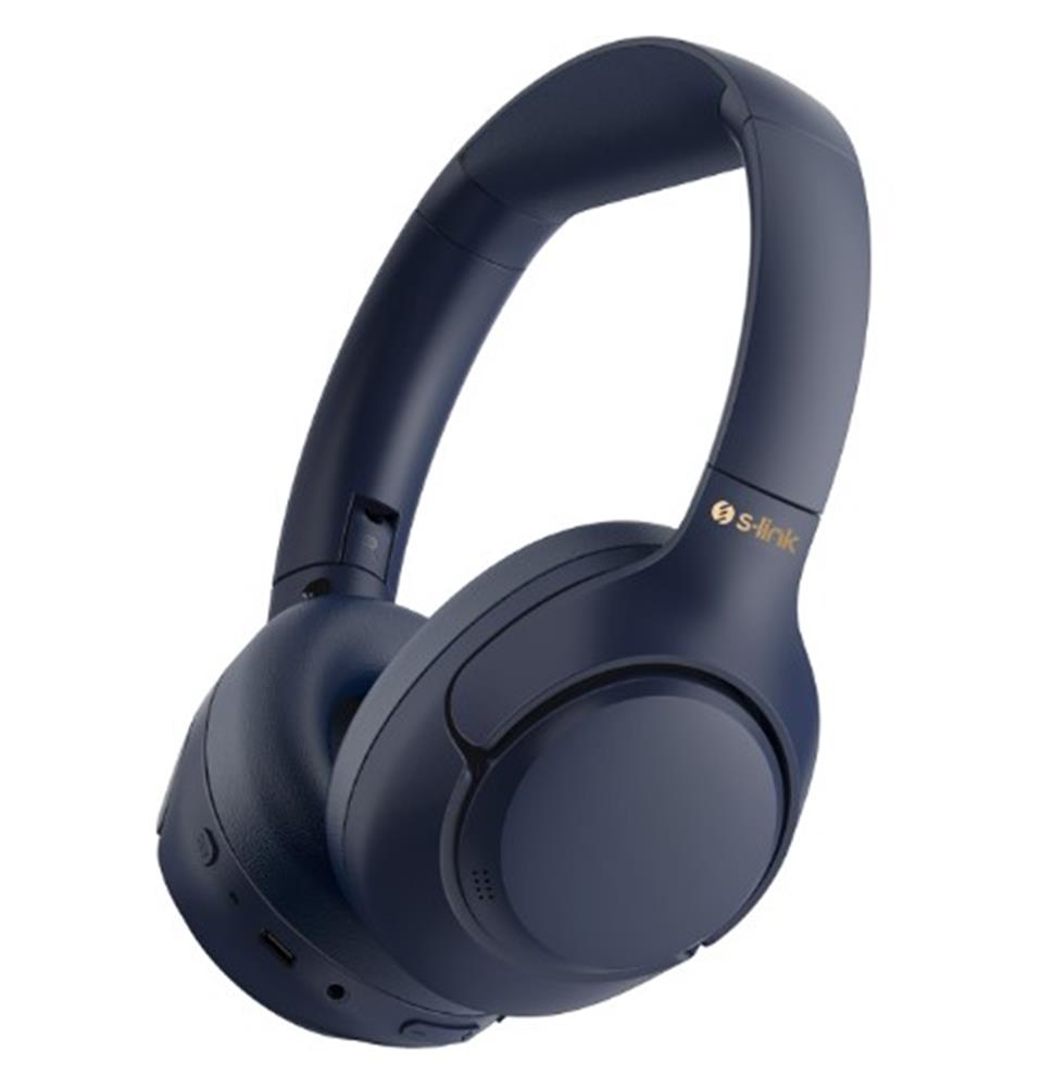112755-1 S-link Doob Lacivert Hybrid Anc Bluetooth Kulaklık - Görsel 1