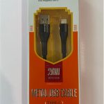 Megatech 3.1A 20W 1mt Örgülü Hasır Siyah Usb To TYP-C DATA KABLOSU