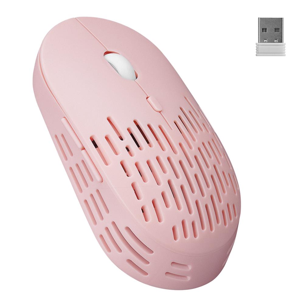 113216-1 Altec Lansing Albm7422 Pembe 2.4ghz Şarj Edilebilir Tek Renkli 1600dpı Optik Kablosuz Mouse - Görsel 1