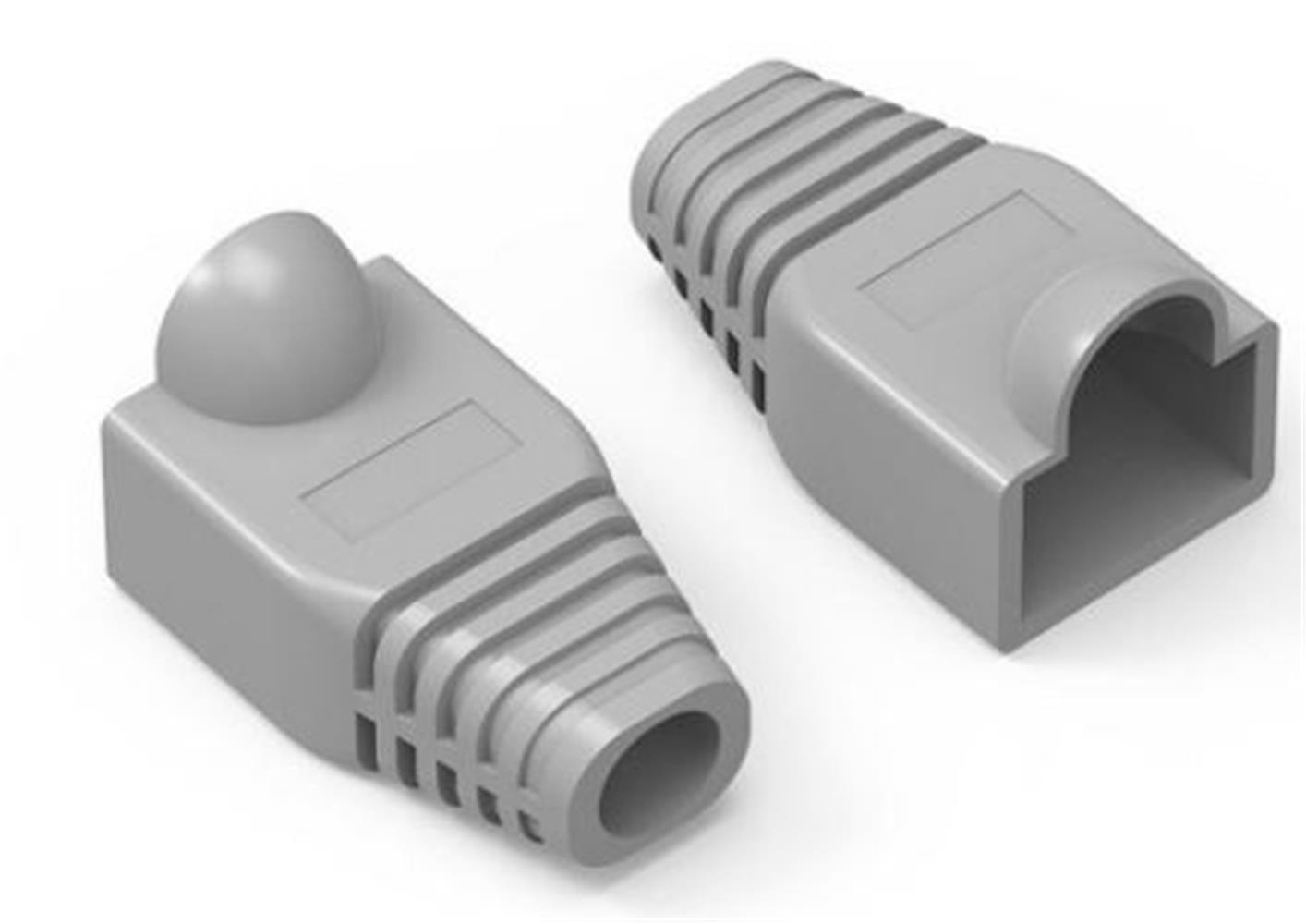 113799-1 Cmr Rj-45 Gri Kılıf 25 Li Paket - Görsel 1