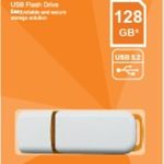 Elba 128GB Plastik Beyaz-Turuncu 3.2 USB Flash Bellek