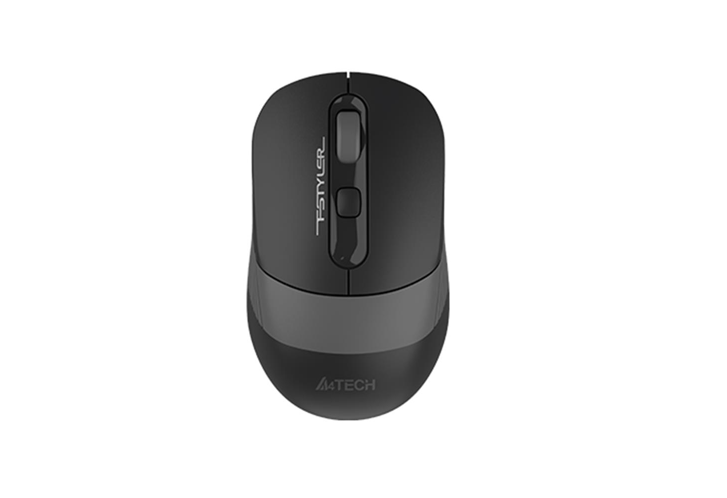 114687-1 A4 Tech Fg10cs Air2 Siyah-gri 2.4 Nano 2000dpi Şarjlı Sessiz Silent Mouse - Görsel 1