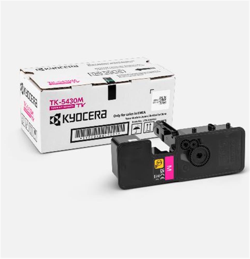 114817-1 Kyocera TK-5430M Magenta Kırmızı Orjinal Fotokopi Toneri Ecosys MA2100- PA2100 1.250 Sayfa - Görsel 1