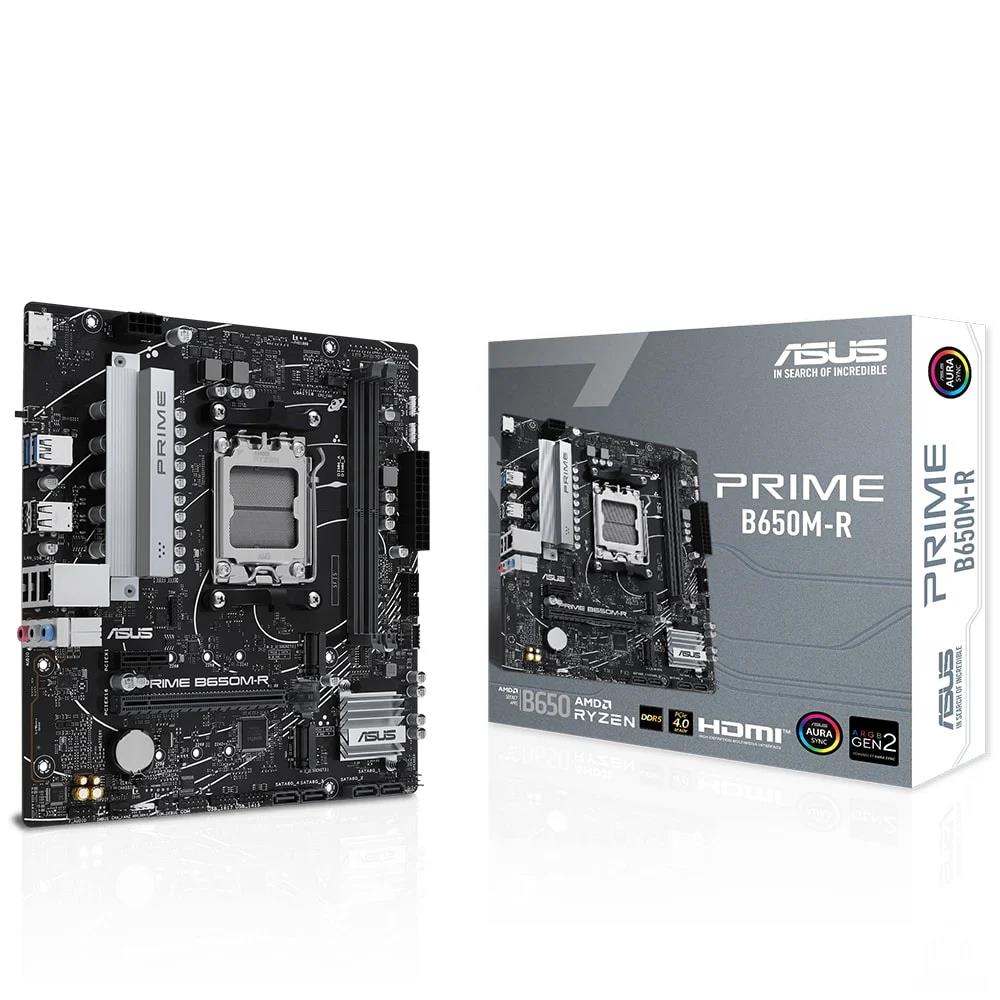 115249-1 Asus Prime B650m-r 7200mhz (oc) Ddr5 Soket Am5 M.2 Hdmı Matx Anakart - Görsel 1