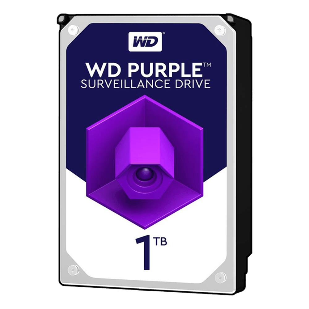 115395-1 Wd 1tb Wd10purx Purple 3,5" 64mb 5400rpm Harddisk (ithalat) - Görsel 1