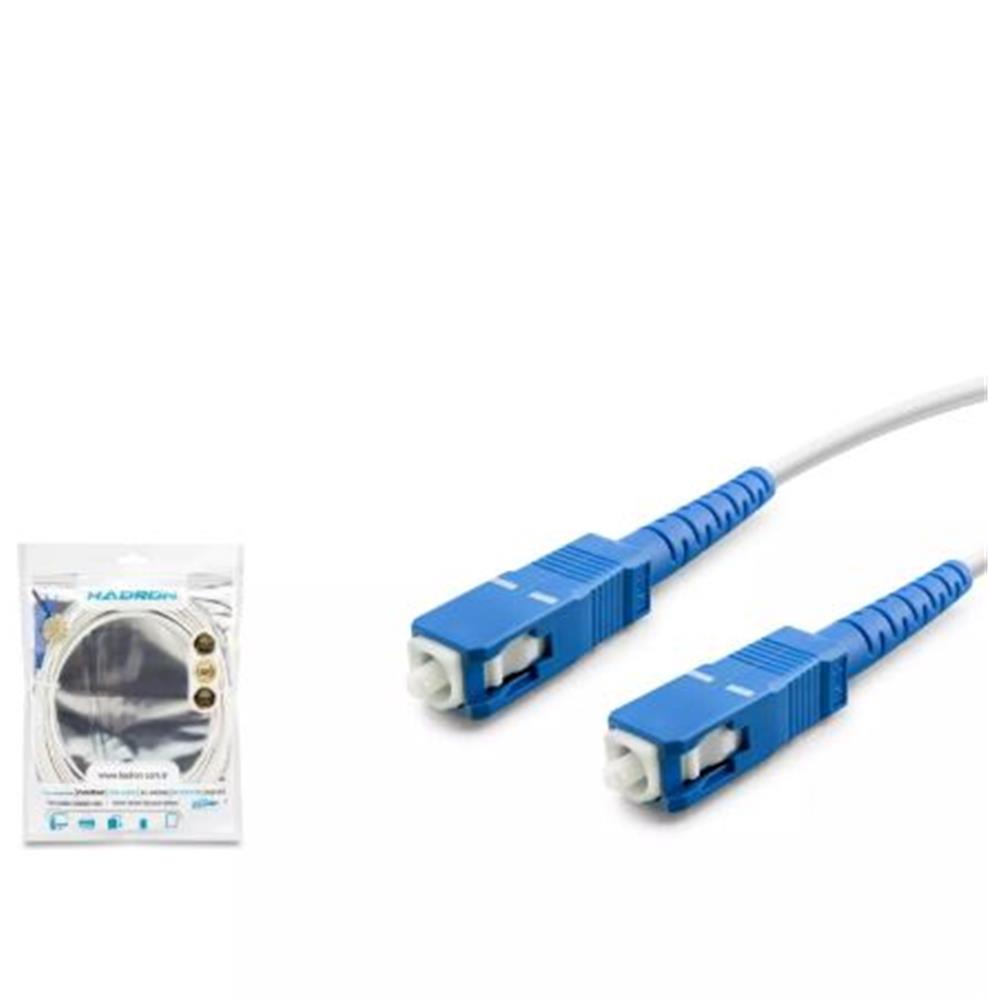 115730-1 HADRON HDX5572 FIBER OPTICAL KABLO 1.5M BEYAZ - Görsel 1