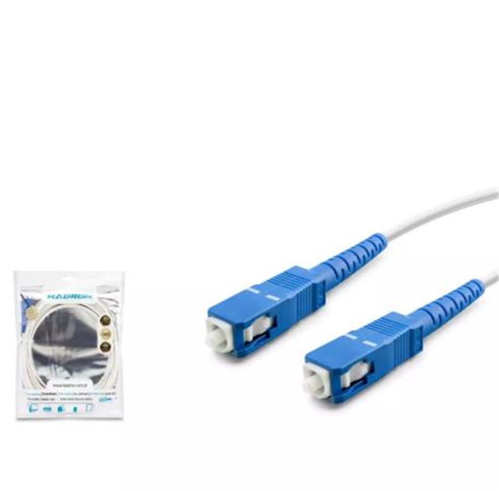 115731-1 HADRON HDX5573 FIBER OPTICAL KABLO 3M BEYAZ - Görsel 1
