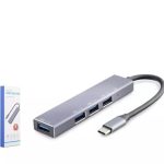 HADRON HDX7043 TYPE-C HUB 4-USB3.0 GRİ