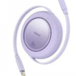 Baseus P10364500213-00 Free2 Pull Mini Kablolu USB-C 100W 2M Mor Şarj Kablosu