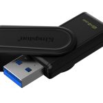 Kingston DTXS-64GB 64GB Portable USB 3.2 Gen1 DataTraveler ExodiaS (Black-Black) Flash Bellek