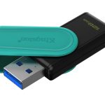 Kingston DTXS-128GB 128GB Portable USB 3.2 Gen1 DataTraveler ExodiaS (Black-Turquoise) Flash Bellek