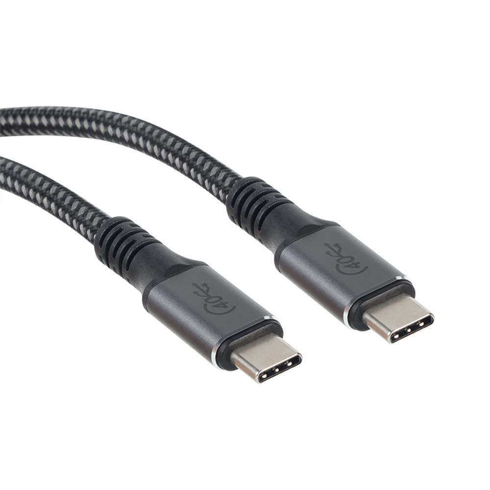 116178-1 Vcom Cu540m-1.2 Type-c To Type-c 1,2m 40gbps Usb4 5a Şarj Kablosu - Görsel 1