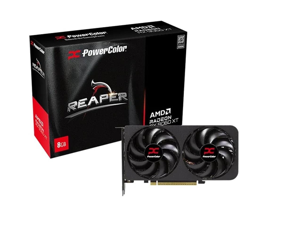 116196 Powercolor Reaper Radeon Rx9060xt 8g-a 8gb Gddr6 128bit Gaming (oyuncu) Ekran Kartı - Görsel 1