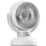Everest EFN12 Krem 1200mAh 3 Hız Kademe Led Işıklı Retro Masaüstü Usb Fan