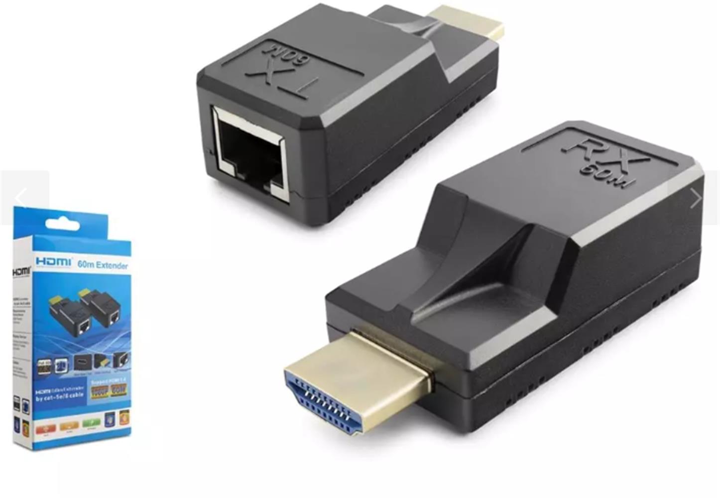 116642-1 Hadron Hdx1375 60mt Hdmi Extender Siyah Mini (type-c Port) - Görsel 1