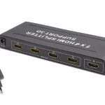 Hadron Hdx1294 4 Port Hdmi Splitter 1.4V 1080P 3D 1-In 4-Out Siyah (Giriş 1xHDMI-Çıkış 4 xHDMI)