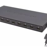 Hadron Hdx1332 8 port Hdmi Splitter 1.4V 1080P 4K 1-In 8-Out Siyah