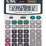 CSL CS-2372 12 Hane Masa Tipi İşlem Kontrollü Hesap Makinesi