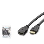 HADRON HDX2043 HDMI Uzatma Kablosu 1 m Siyah