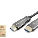 Hadron Hdx2059 50M  Fiber Hdmi Kablo 4K 60Hz  Siyah