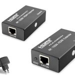 Hadron Hdx1367  100M Hdmi Extender 4K DC 5V adaptör Siyah