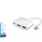 Hadron Hdx7764 Type-C Hdtv Combo Hdmi 4K 30Hz + Type-C + Usb3.0 3In1 Gri