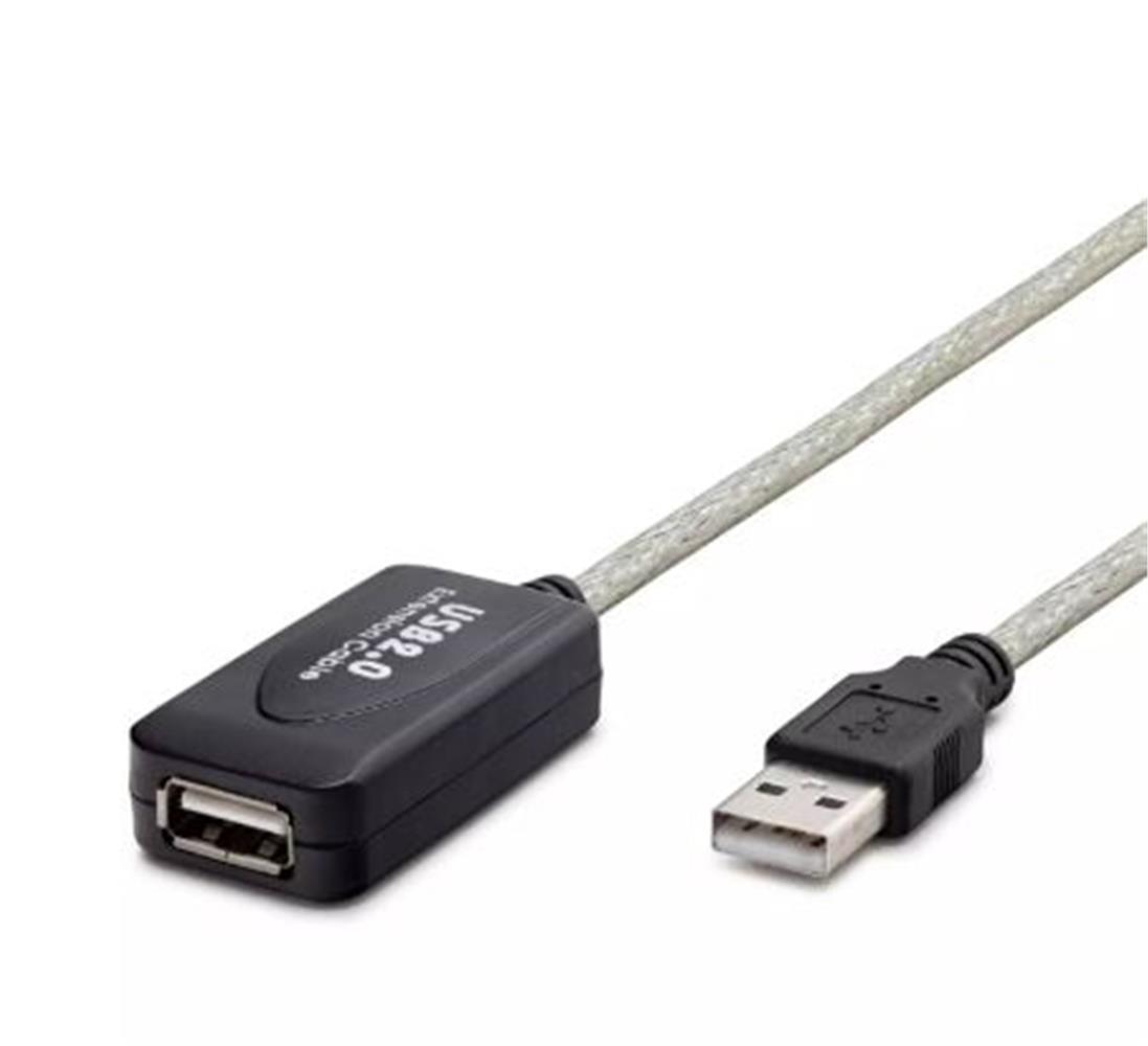 117440-1 Hadron Hdx7513 10m Usb To Usb F Kablo Silver - Görsel 1
