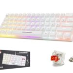 Hadron G508R Kablolu Oyuncu Mini Klavye Mekanik Red Switch Rgb Q Beyaz