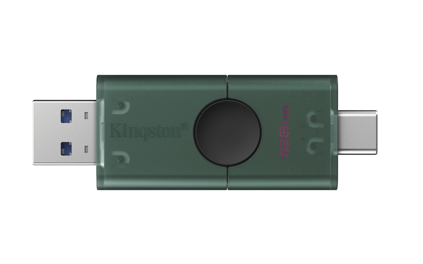117639-1 Kingston Dtdeg2-128gb 128gb Usb-a + Usb-c 3.2 Gen 1 Datatraveler Duog2 Flash Bellek - Görsel 1