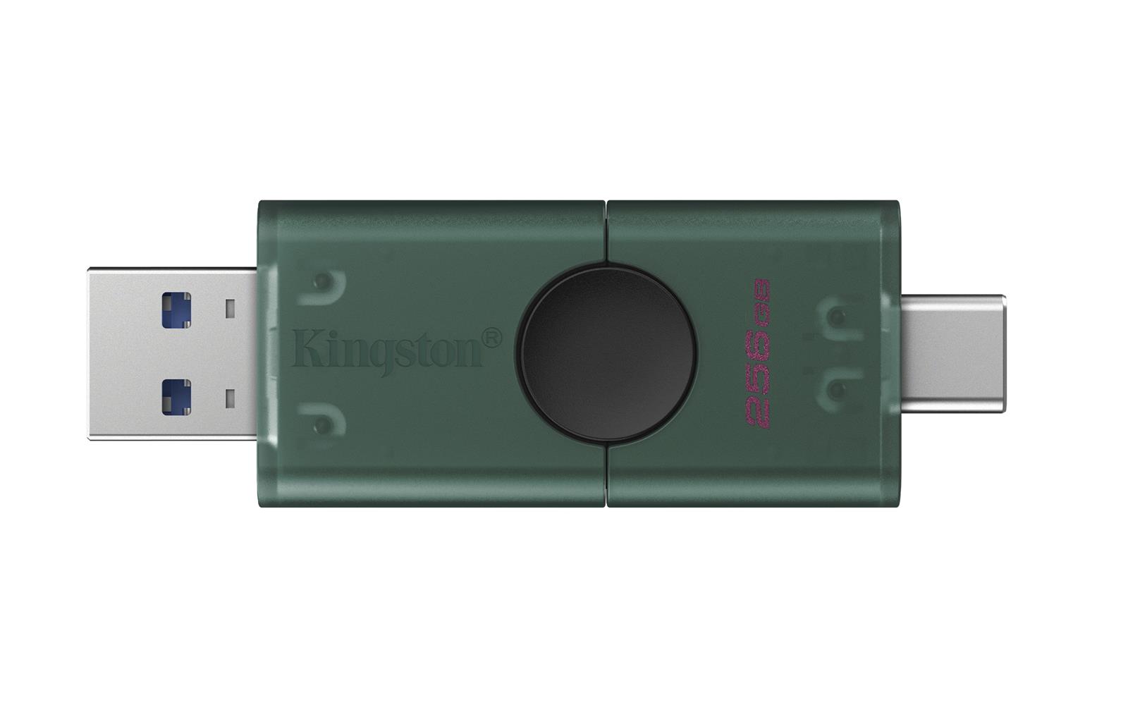 117640 Kingston Dtdeg2-256gb 256gb Usb-a + Usb-c 3.2 Gen 1 Datatraveler Duog2 Flash Bellek - Görsel 1