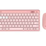 Everest LUMI KM-BT903 Pembe 3in1 3 BT + 2.4 1600dpi  Q Kablosuz Klavye + Mouse Set