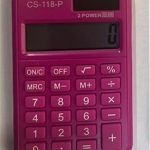 CSL CS-118-P Pembe 8 Hane Cep Tipi Hesap Makinesi