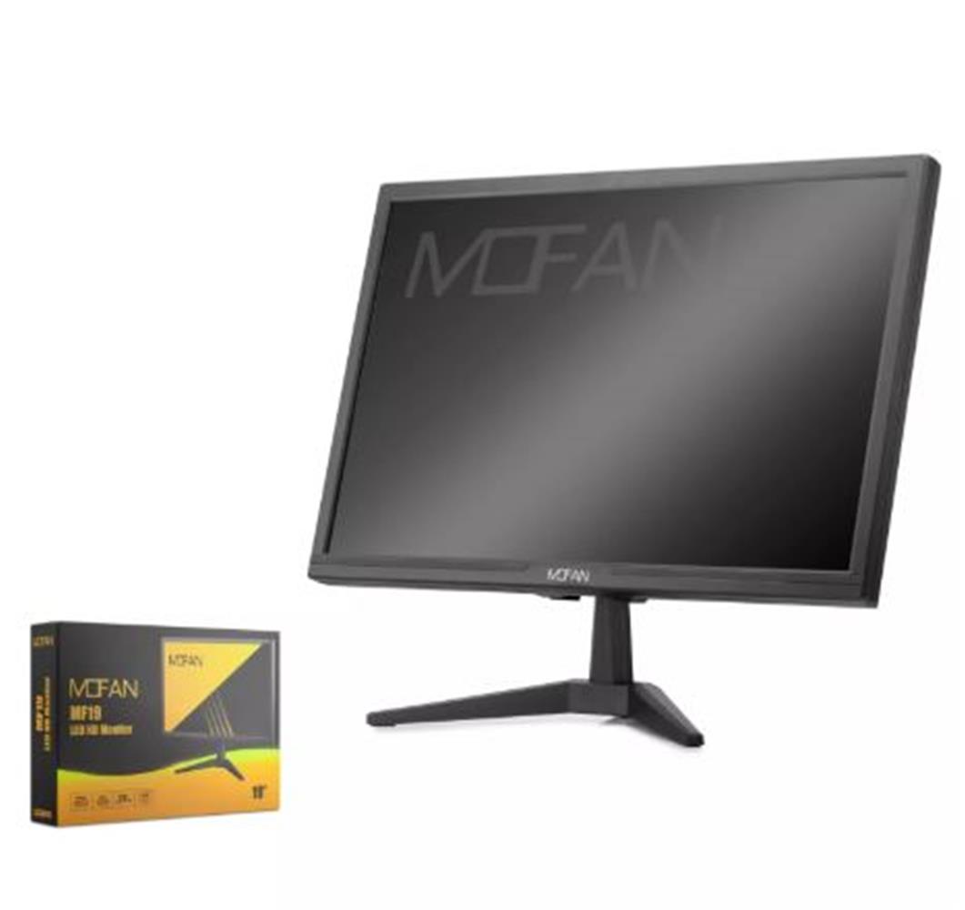 118404-1 Mofan Mf27 27" Led Full Hd Monitör Hoparlör Hdmi + Vga 75Hz 1920x1080 Siyah Ips Ekran - Görsel 1