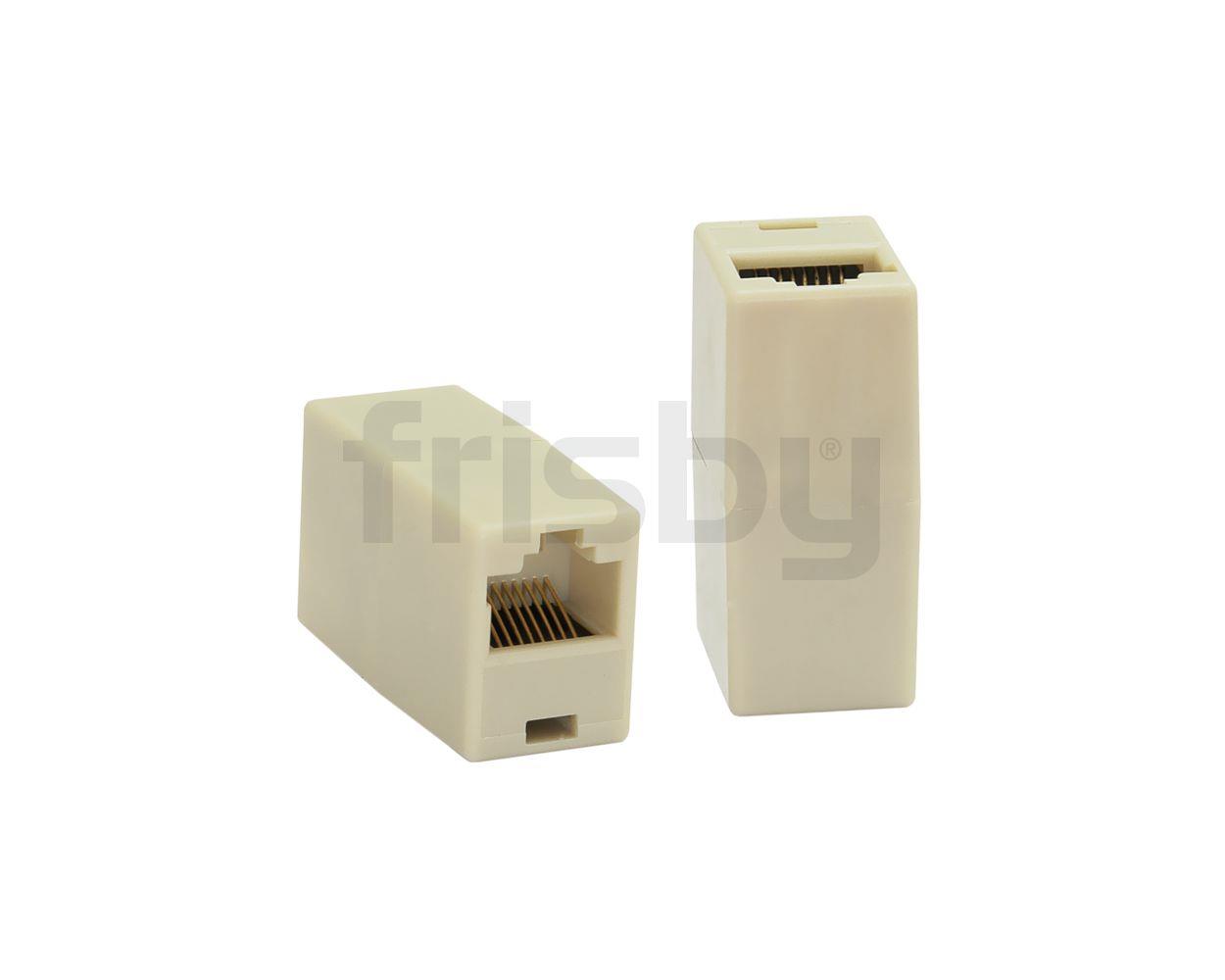 118599-1 Frisby Fa-6628a Rj-45 Ara Barel ( Ethernet Ara Adaptör) 10lu - Görsel 1