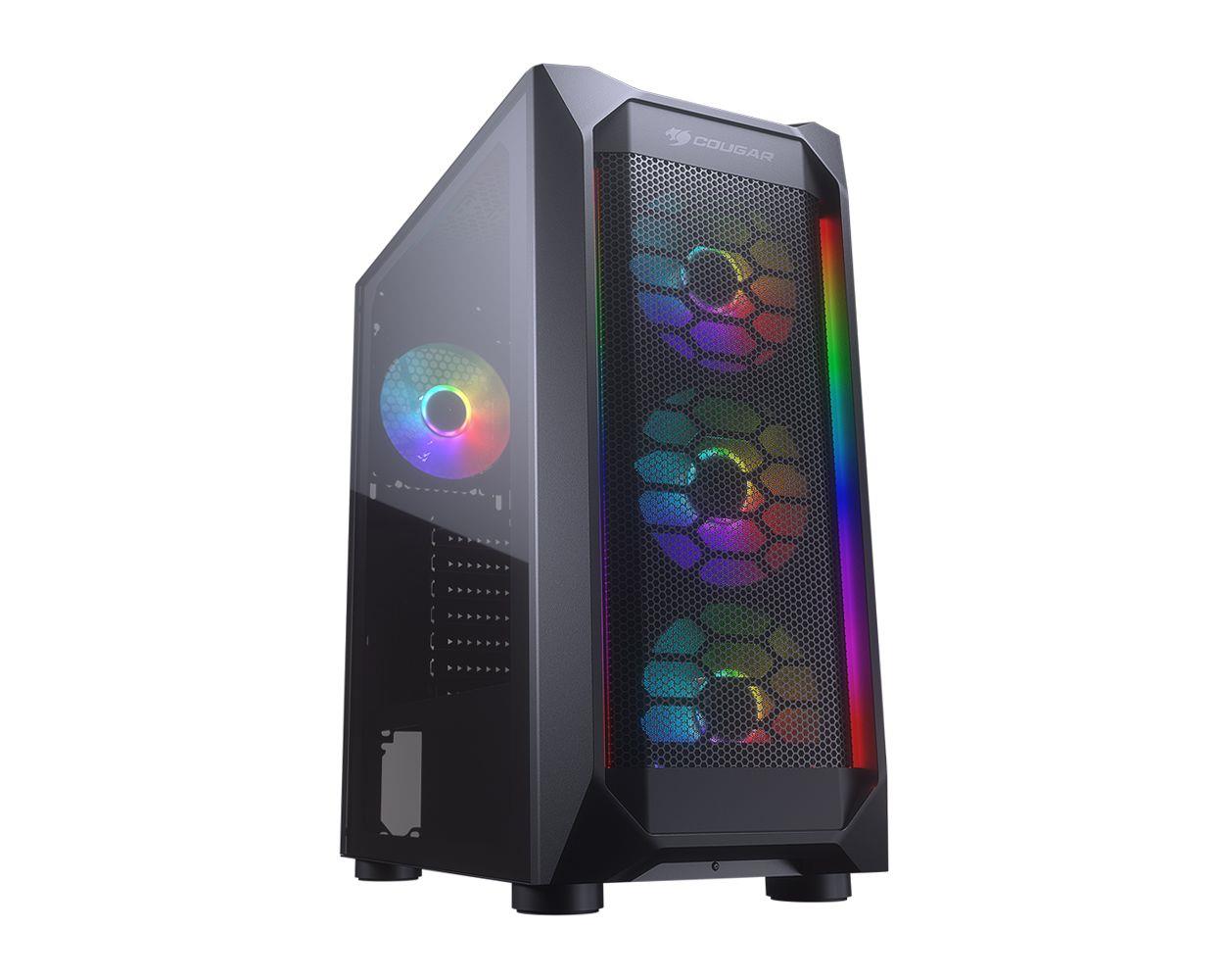 118600-1 Cougar Mx410 Mesh-g Rgb Kasa (cougar Xtc650 650w 80+ Power Supply) - Görsel 1