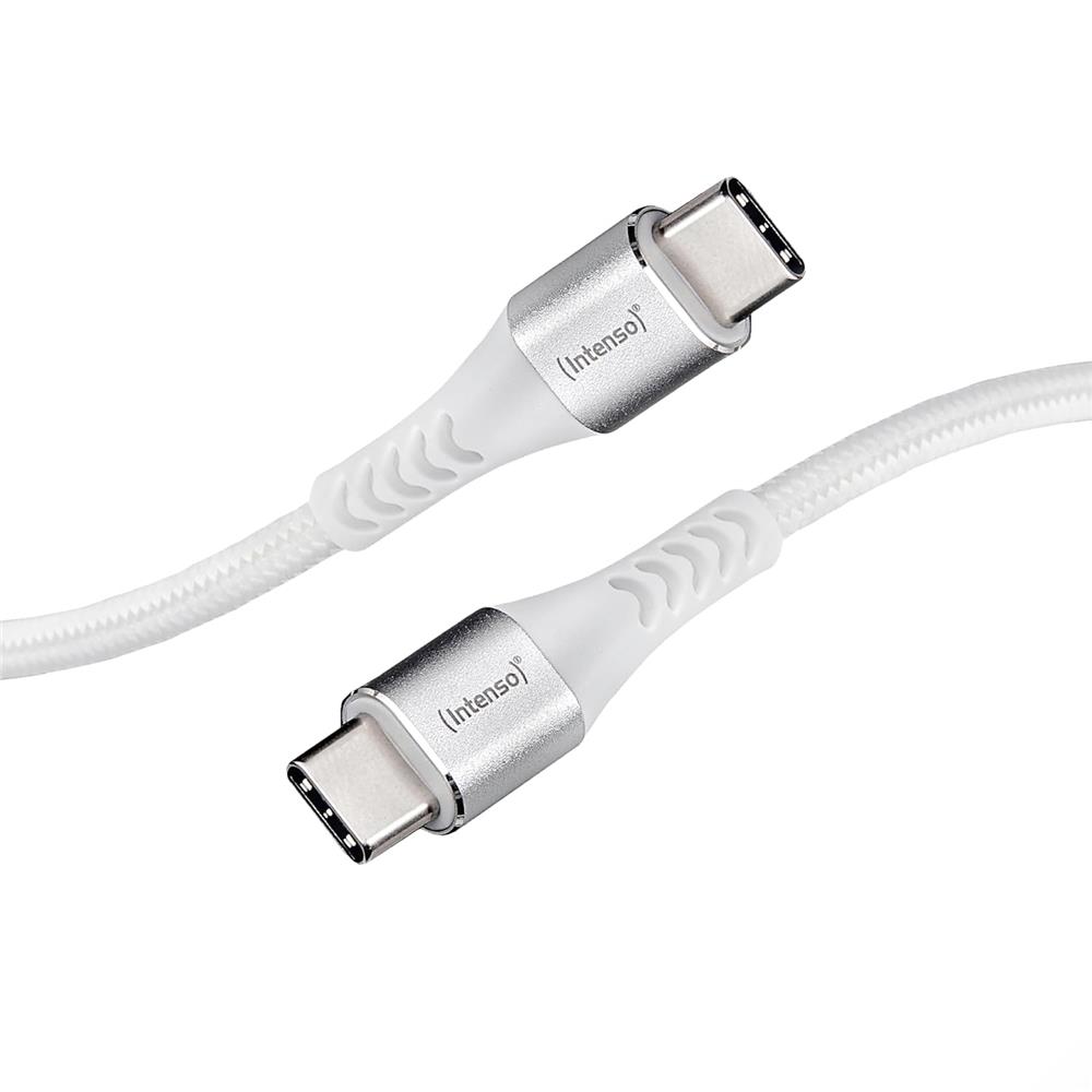118653-1 Intenso 7901002 USB-Cable C315C 60W-1,5M White Beyaz Şarj ve Data Kablosu - Görsel 1