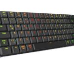Rampage W-GRANITE Siyah-Gri Low Profile BLUE SWITCH Mekanik Gaming Oyuncu Klavye Q RGB 2,4 ghz+ BT