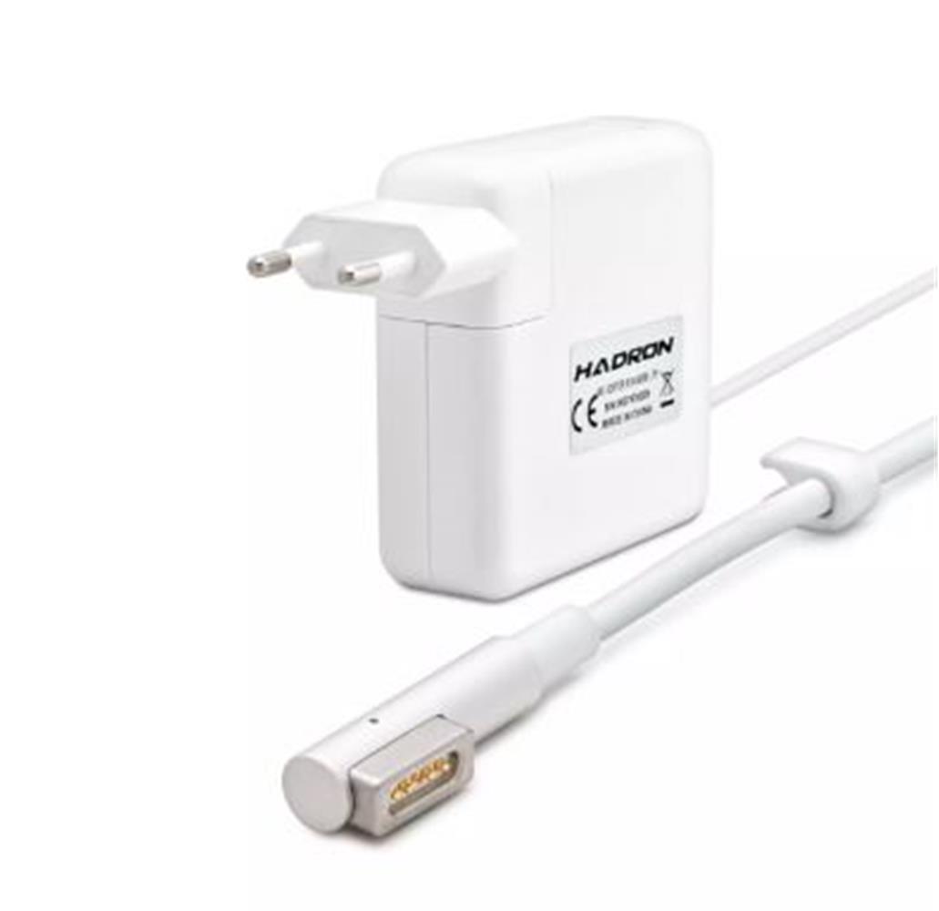 119206-1 Hadron HD797 APPLE Uyumlu 18.5V 4.6A 85W Laptop Adaptörü (L Tip) Beyaz - Görsel 1